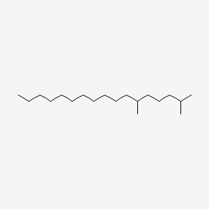 molecular formula C19H40 B1195816 2,6-Dimethylheptadecane CAS No. 54105-67-8