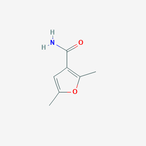 molecular formula C7H9NO2 B11958162 2,5-Dimethylfuran-3-carboxamide CAS No. 66806-31-3