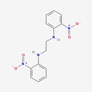 molecular formula C14H14N4O4 B11958166 n,n'-Bis(2-nitrophenyl)ethane-1,2-diamine CAS No. 5431-37-8
