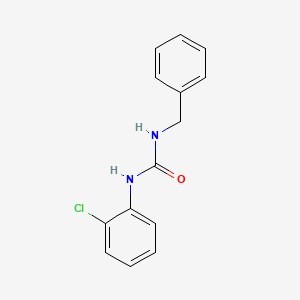 molecular formula C14H13ClN2O B11958174 1-Benzyl-3-(2-chlorophenyl)urea CAS No. 13257-11-9