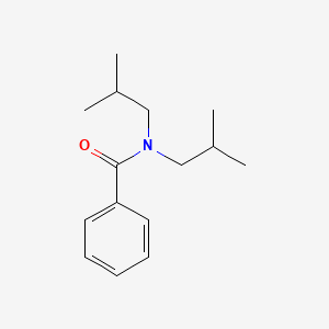 molecular formula C15H23NO B11958179 n,n-Bis(2-methylpropyl)benzamide CAS No. 6976-02-9
