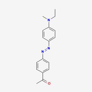 molecular formula C17H19N3O B11958203 1-[4-((E)-{4-[ethyl(methyl)amino]phenyl}diazenyl)phenyl]ethanone CAS No. 107920-10-5