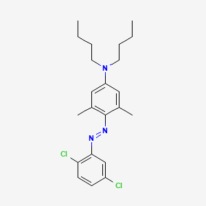 molecular formula C22H29Cl2N3 B11958214 N,N-dibutyl-4-[(2,5-dichlorophenyl)diazenyl]-3,5-dimethylaniline CAS No. 198066-50-1