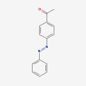 molecular formula C14H12N2O B11958255 4'-(Phenylazo)acetophenone CAS No. 4827-16-1