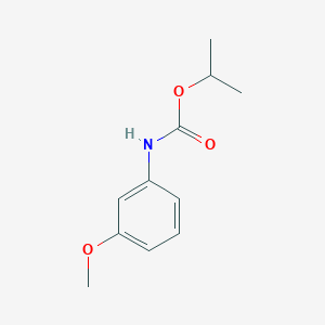 molecular formula C11H15NO3 B11958289 Propan-2-yl(3-methoxyphenyl)carbamate CAS No. 6328-98-9