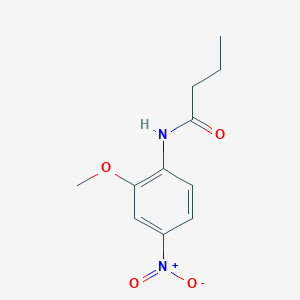 molecular formula C11H14N2O4 B11958324 N-(2-Methoxy-4-nitrophenyl)butyramide CAS No. 78701-56-1