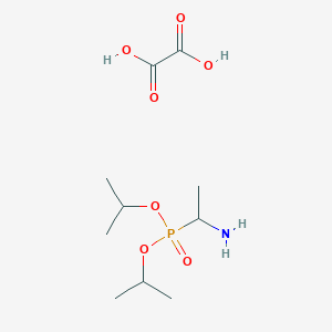 molecular formula C10H22NO7P B11958337 Diisopropyl (1-aminoethyl)phosphonate oxalate 