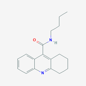 molecular formula C18H22N2O B11958367 N-butyl-1,2,3,4-tetrahydro-9-acridinecarboxamide CAS No. 7197-79-7