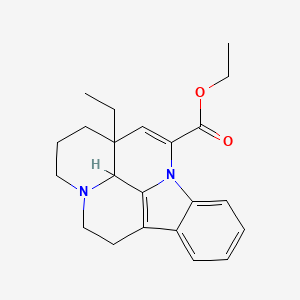 molecular formula C22H26N2O2 B1195840 Ethyl eburnamenine-14-carboxylate CAS No. 77549-94-1