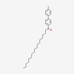 molecular formula C31H46O B11958408 1-(4'-Methyl[1,1'-biphenyl]-4-yl)-1-octadecanone 