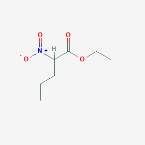 molecular formula C7H13NO4 B11958443 Ethyl 2-nitropentanoate CAS No. 2531-82-0