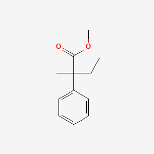 molecular formula C12H16O2 B11958444 Methyl 2-methyl-2-phenylbutanoate 