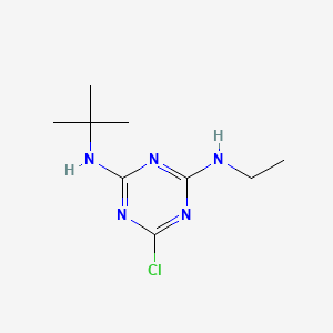 molecular formula C9H16ClN5 B1195847 Terbuthylazine CAS No. 5915-41-3