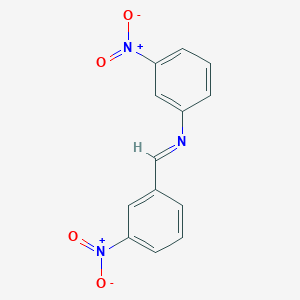 molecular formula C13H9N3O4 B11958470 3-Nitro-N-(3-nitrobenzylidene)aniline CAS No. 10480-08-7