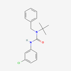 molecular formula C18H21ClN2O B11958581 N-Benzyl-N-(tert-butyl)-N'-(3-chlorophenyl)urea CAS No. 853318-41-9