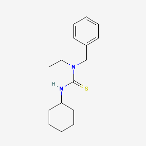 molecular formula C16H24N2S B11958592 N-benzyl-N'-cyclohexyl-N-ethylthiourea CAS No. 194874-13-0