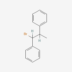 molecular formula C15H15Br B11958594 [(1R,2S)-2-bromo-1-methyl-2-phenylethyl]benzene CAS No. 858811-68-4