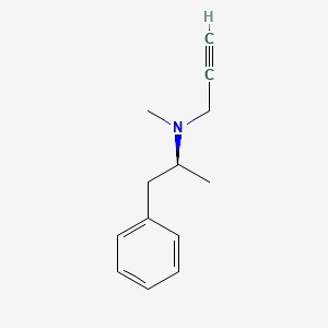 molecular formula C13H17N B1195864 (+)-Selegiline CAS No. 4528-51-2