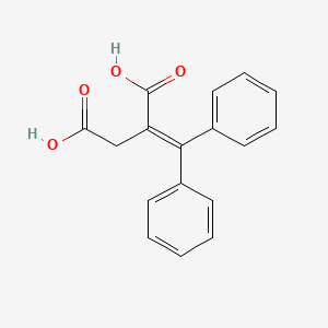molecular formula C17H14O4 B11958643 2-(Diphenylmethylidene)butanedioic acid CAS No. 5693-09-4