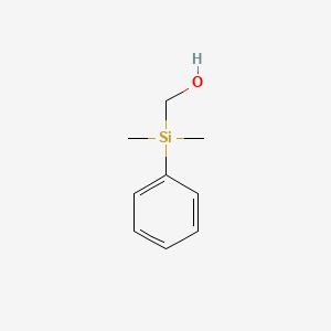 molecular formula C9H14OSi B11958652 [Dimethyl(phenyl)silyl]methanol CAS No. 17881-97-9