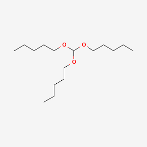molecular formula C16H34O3 B11958655 Tripentyl orthoformate CAS No. 637-42-3