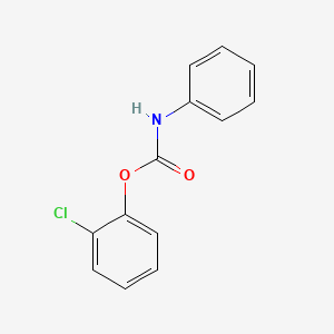 molecular formula C13H10ClNO2 B11958684 2-Chlorophenyl phenylcarbamate CAS No. 16400-07-0