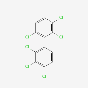 molecular formula C12H4Cl6 B1195869 2,2',3,3',4,6'-Hexachlorobiphenyl CAS No. 38380-05-1