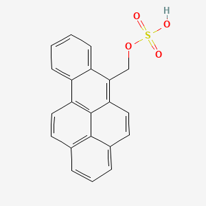 molecular formula C21H14O4S B1195871 6-Sulfooxymethylbenzo(a)pyrene CAS No. 71839-05-9