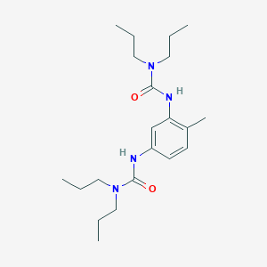 molecular formula C21H36N4O2 B11958748 3,3'-(4-Methyl-1,3-phenylene)bis(1,1-dipropylurea) CAS No. 26841-33-8