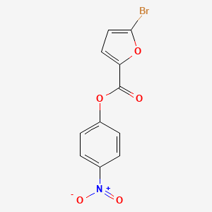 molecular formula C11H6BrNO5 B11958763 4-Nitrophenyl 5-bromofuran-2-carboxylate 