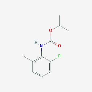 molecular formula C11H14ClNO2 B11958799 Isopropyl N-(2-chloro-6-methylphenyl)carbamate CAS No. 67648-21-9