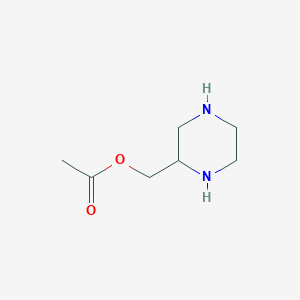 Piperazin-2-ylmethyl Acetate