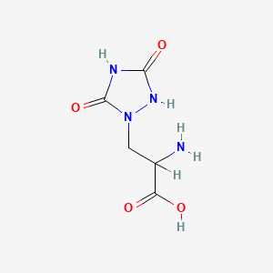 3-(3,5-Dioxo-1,2,4-triazolidin-1-yl)alanine