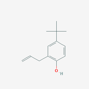 molecular formula C13H18O B11958863 Phenol, 4-(1,1-dimethylethyl)-2-(2-propenyl)- CAS No. 23473-74-7