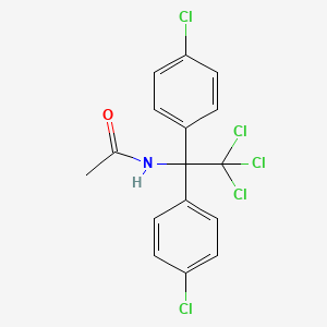 molecular formula C16H12Cl5NO B11958871 N-[2,2,2-Trichloro-1,1-bis(4-chlorophenyl)ethyl]acetamide CAS No. 81012-95-5