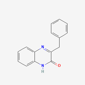 molecular formula C15H12N2O B1195889 3-benzyl-1H-quinoxalin-2-one 