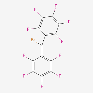 molecular formula C13HBrF10 B11958959 Decafluorobenzhydryl bromide CAS No. 5736-49-2