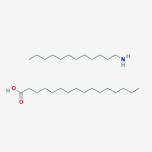molecular formula C28H59NO2 B11958967 Palmitic acid, dodecylamine salt CAS No. 17448-71-4