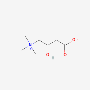 molecular formula C7H15NO3 B1195898 肉碱 CAS No. 406-76-8