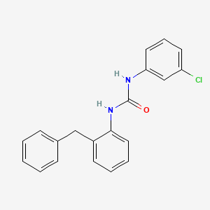 molecular formula C20H17ClN2O B11958990 N-(2-benzylphenyl)-N'-(3-chlorophenyl)urea CAS No. 853318-57-7