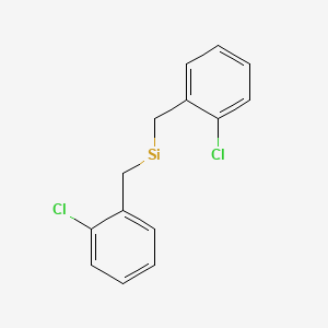 molecular formula C14H12Cl2Si B11958997 Bis(2-chlorobenzyl)silane CAS No. 18414-48-7