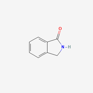 molecular formula C8H7NO B1195906 Isoindolin-1-one CAS No. 480-91-1