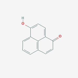 molecular formula C13H8O2 B11959078 7-Hydroxy-1H-phenalen-1-one CAS No. 21913-87-1