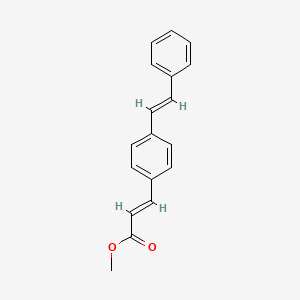 molecular formula C18H16O2 B11959091 Methyl p-(trans-styryl)-trans-cinnamate CAS No. 71205-18-0