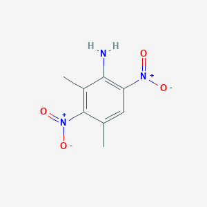 molecular formula C8H9N3O4 B11959098 2,4-Dimethyl-3,6-dinitroaniline CAS No. 61920-54-5