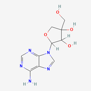 2-(6-Aminopurin-9-yl)-4-(hydroxymethyl)oxolane-3,4-diol