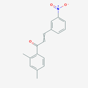 molecular formula C17H15NO3 B11959202 2',4'-Dimethyl-3-nitrochalcone 