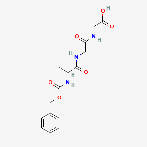 molecular formula C15H19N3O6 B11959214 Carbobenzyloxy-L-alanylglycylglycine 