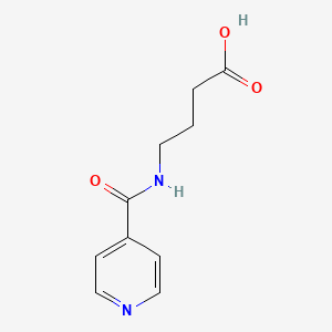 molecular formula C10H12N2O3 B1195924 4-(Isonicotinoylamino)butanoic acid CAS No. 67036-49-1