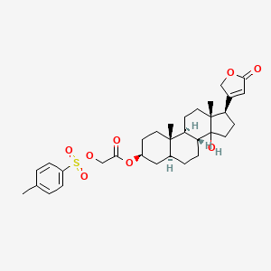 molecular formula C32H42O8S B1195929 Digitoxigenin-3-tosyloxyacetate CAS No. 78730-58-2